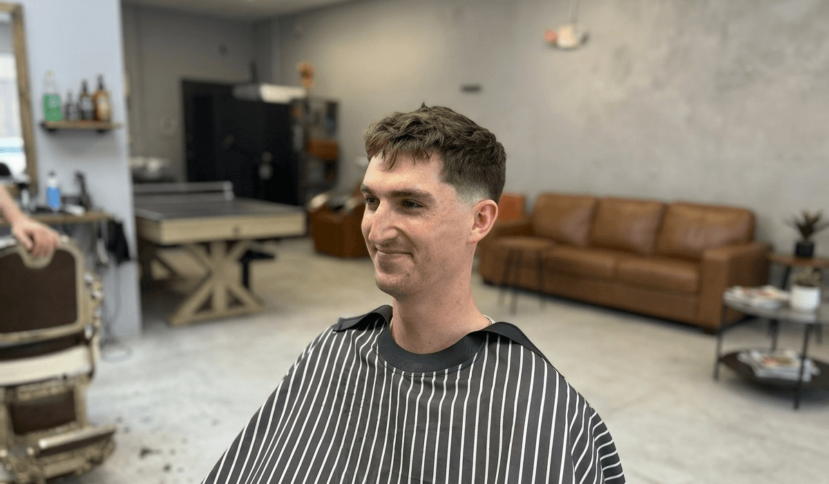 Inside Heads Up Barbershop
